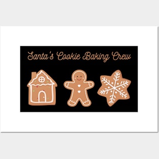 Santa's Cookie Baking Crew Posters and Art